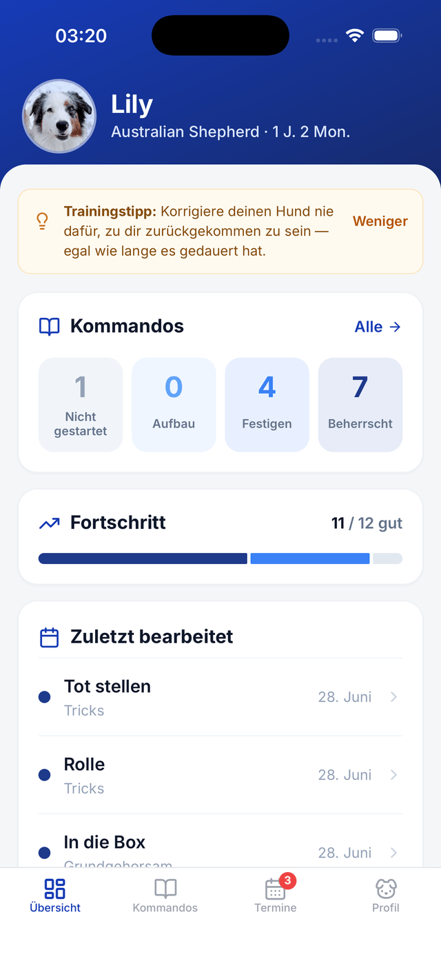 DogPass Übersicht